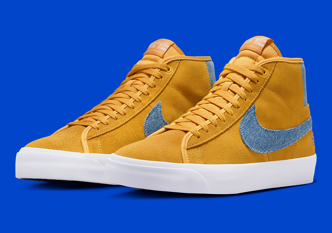 Nike Sb Blazer Mid Grant Taylor University Gold Game Royal Fd0269 700 10