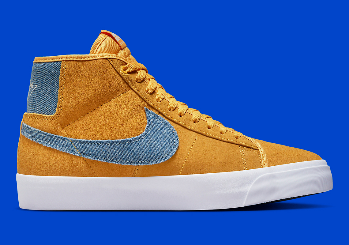 Nike Sb Blazer Mid Grant Taylor University Gold Game Royal Fd0269 700 6