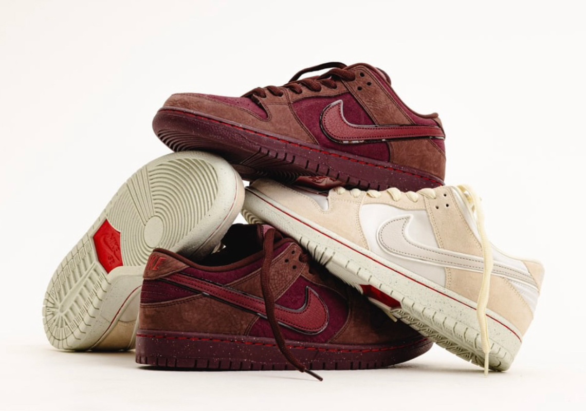 Nike Sb Dunk Low City Of Love Pack Valentines Day 2024 