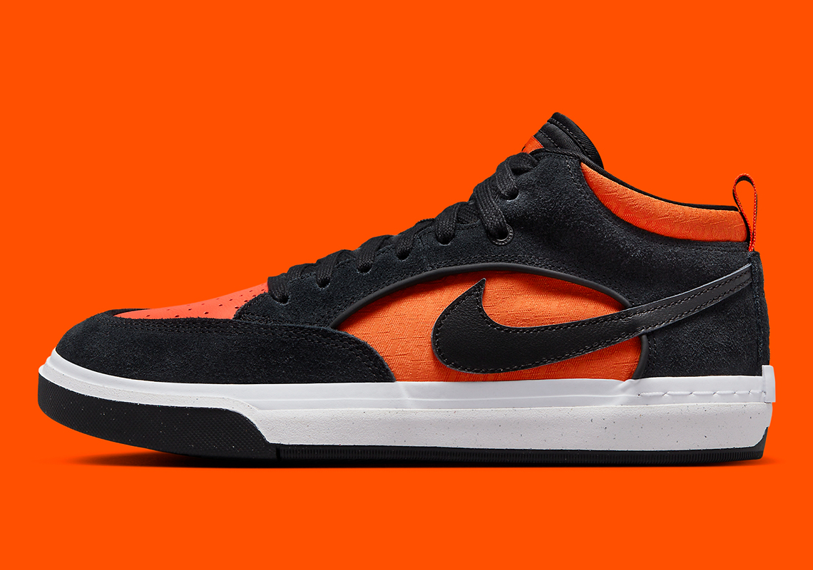 nike sb leo react black flash orange DX4361 002 6 1