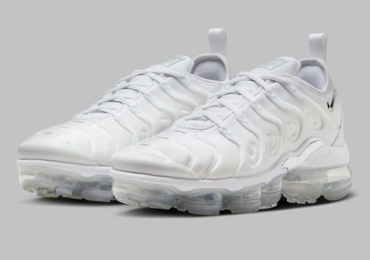 The Nike VaporMax Plus Resurfaces In White And Chrome