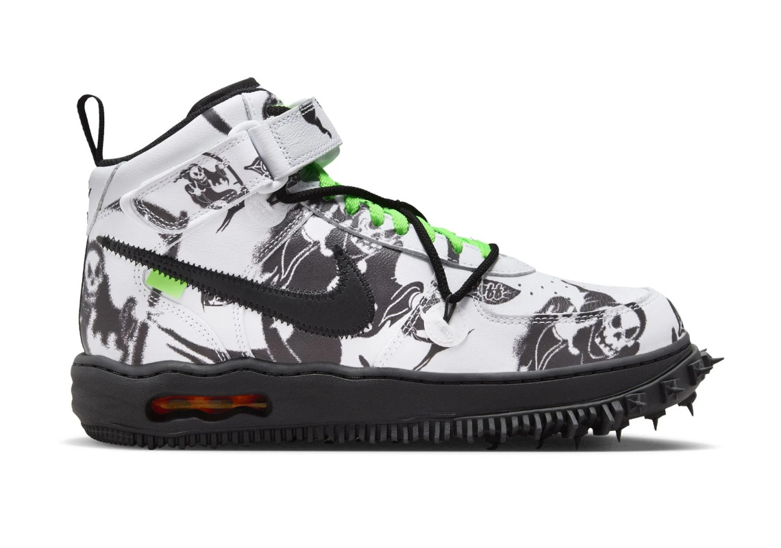 The Off-White x Nike Air Force 1 Mid "Grim Reaper" Is Available Now