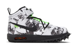 The Off-White x Nike Air Force 1 Mid “Grim Reaper” Is Available Now