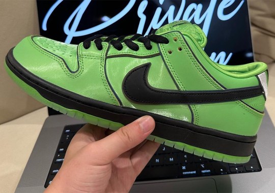 Up Close With The Powerpuff Girls x Nike SB Dunk Low “Buttercup”