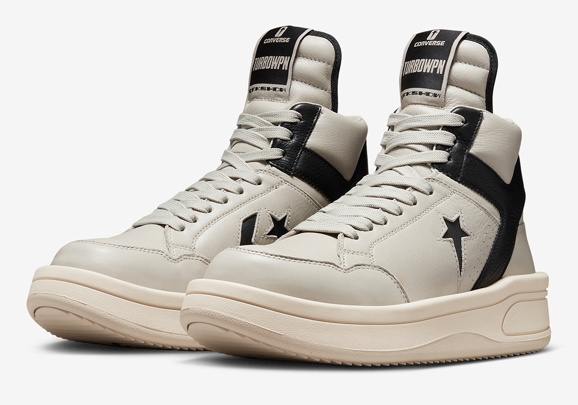 The Rick Owens x Converse DRKSHDW TURBOWPN Is Back In Beige And Black