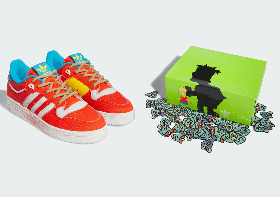 The Simpsons x adidas Rivalry 86 Lo Recalls Hugo, Bart's Long Lost Twin, From Treehouse Of Horrors VII