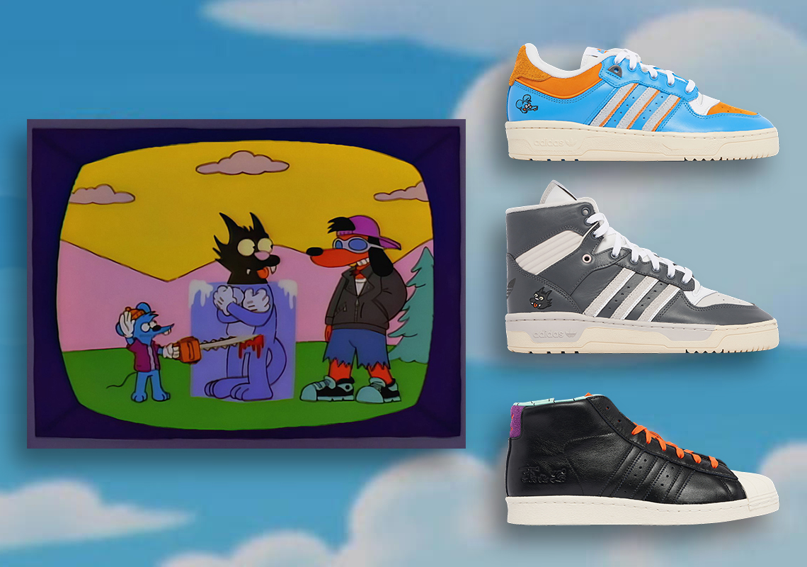 The Simpsons Itchy Scratchy Poochie adidas Release Date SneakerNews