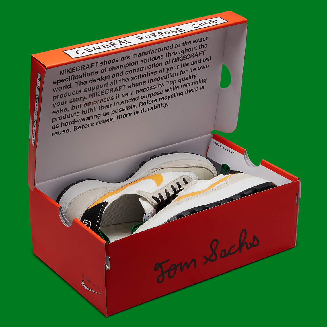 Tom Sachs Nike nike dunk red white blue adidas high tops Summit White Pine Green University Gold Da6672 100 10