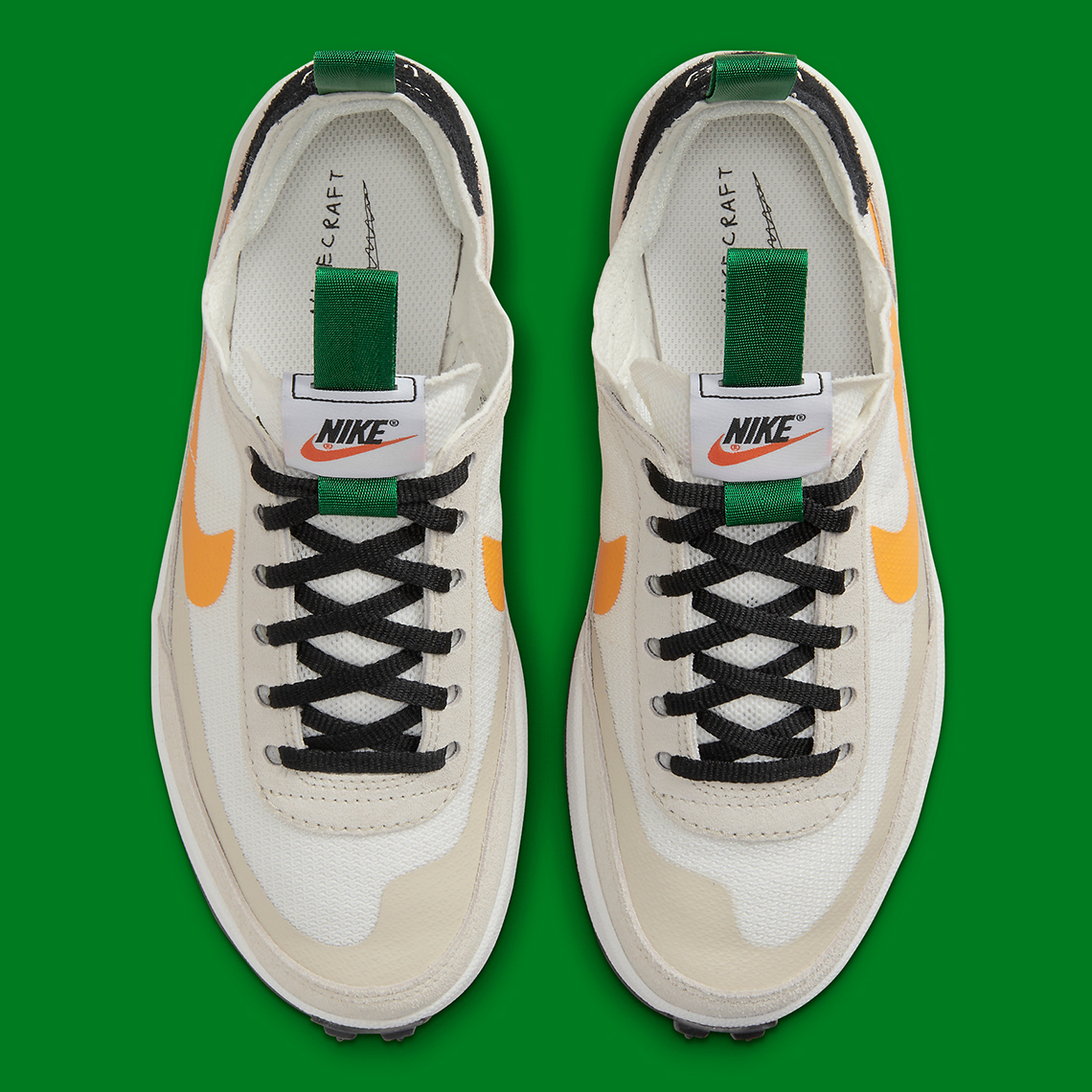 Tom Sachs Nike cheap mens nike air vortex sneakers shoes sale Summit White Pine Green University Gold Da6672 100 5
