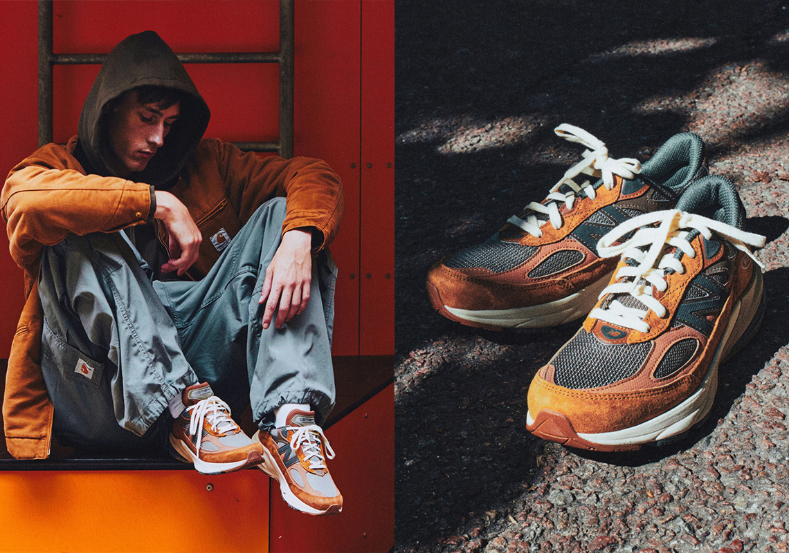 The Carhartt WIP x jaqueta New Balance Achiever Mix Media Releases On October 20th