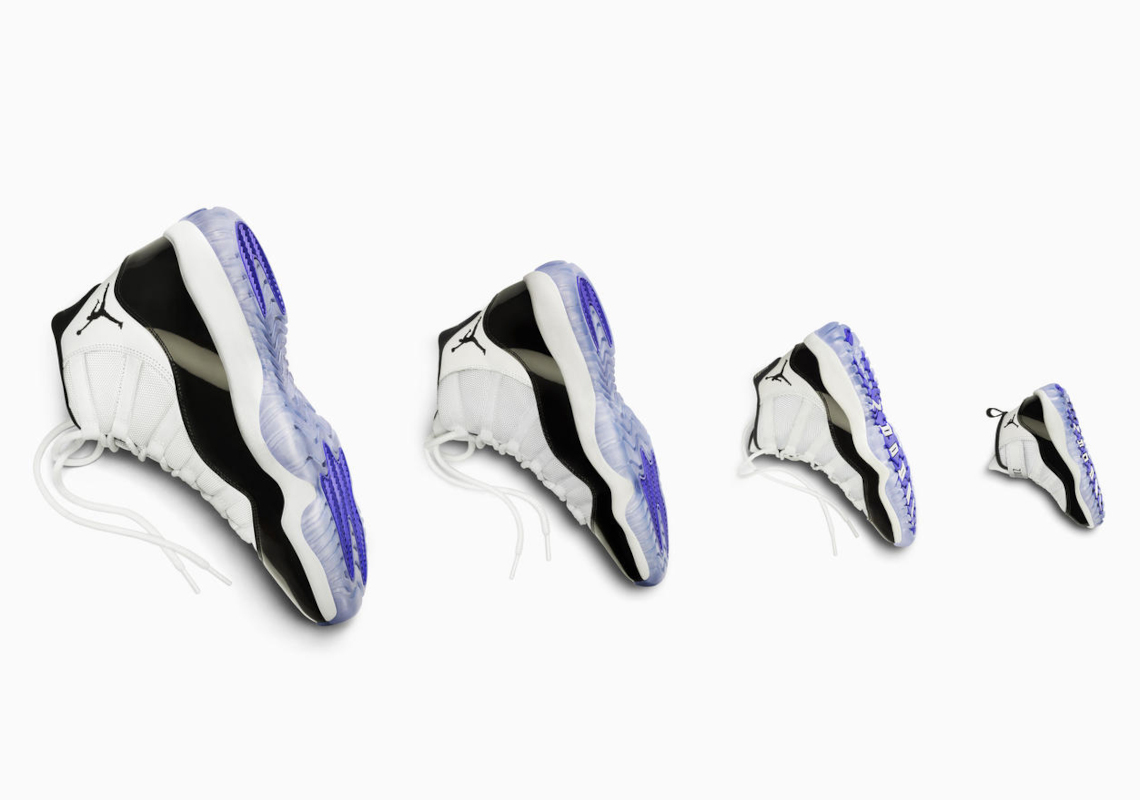 Full Family Michael Jordans Iconic Free Throw Line Dunk Is Cemented With An Concord 2018