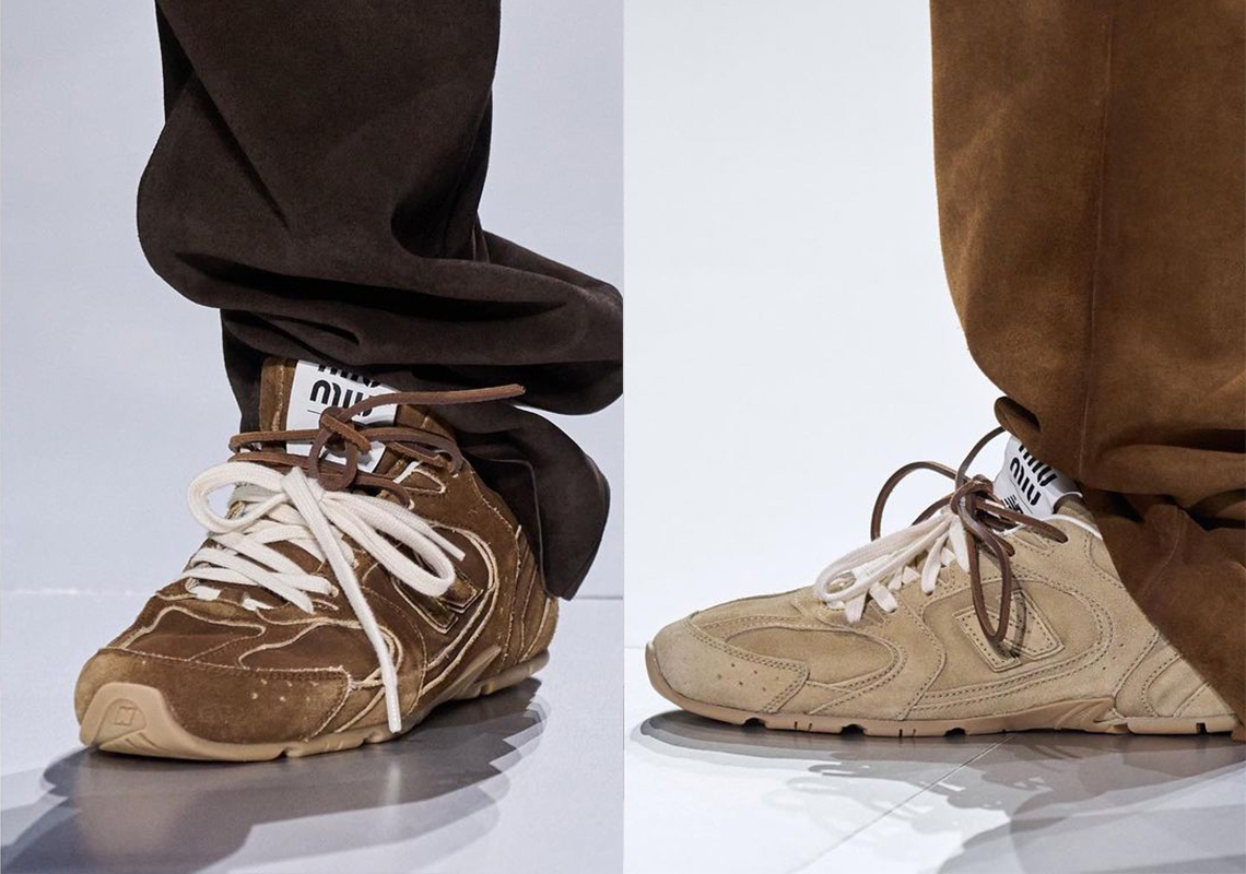 The MIU MIU x New Balance 530 Grounds The Label's Spring/Summer 2024 Collection