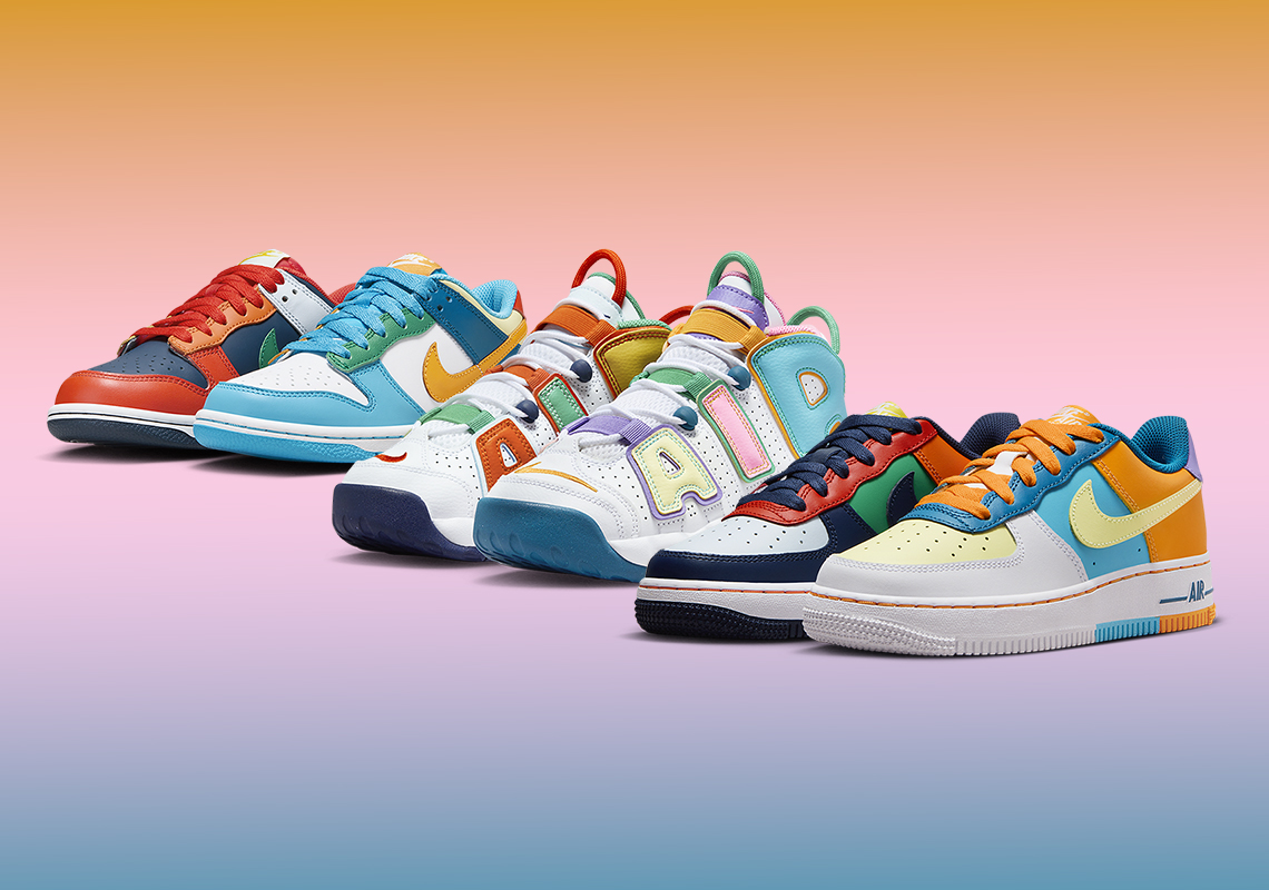 Nike Preps A Kid's "What The" Collection That Includes The Dunk Low, lebron Nike LeBron X Sport Pack USA, And Air More Uptempo
