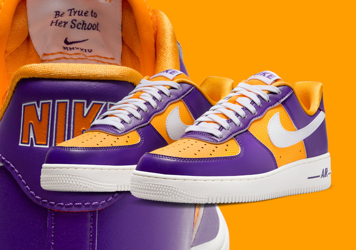 Nike's "Be True To Her School" Collection Delivers Another Air Force 1 Low In "Purple/Gold"