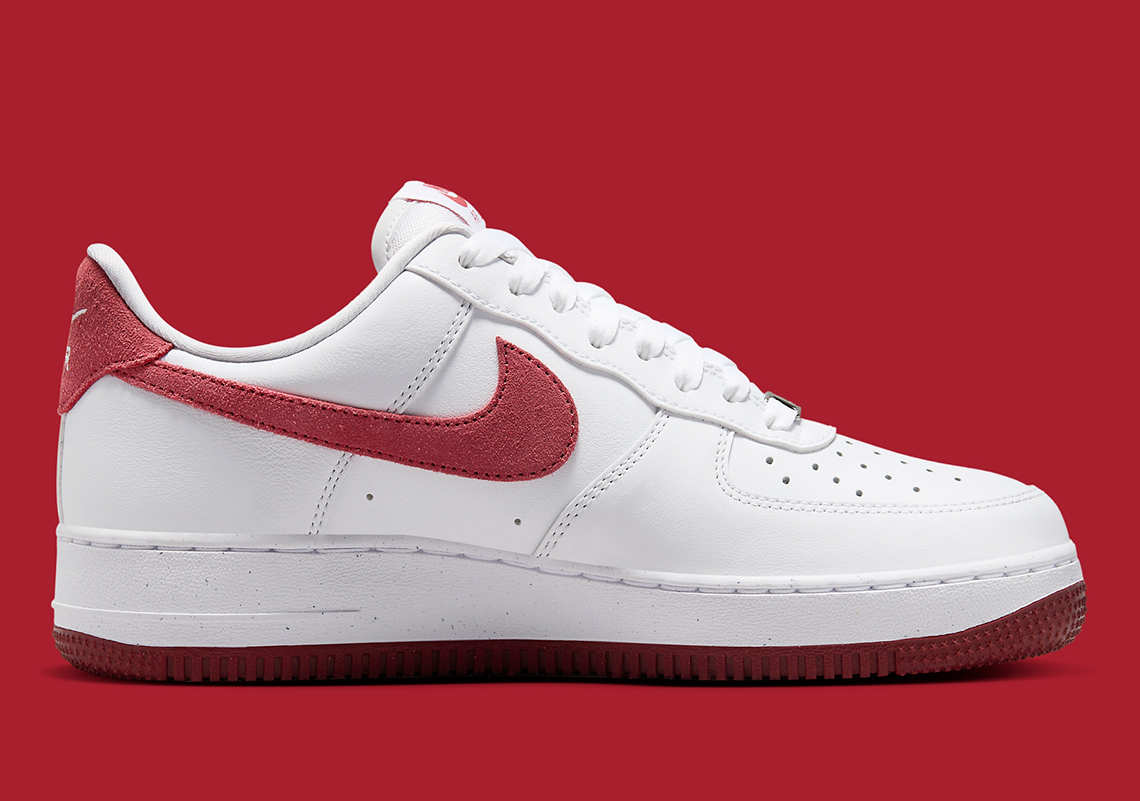 Nike Air Force 1 White Adobe Team Red Dragon Red FQ7626-100 ...