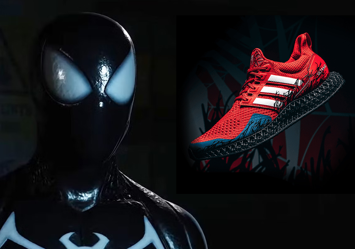 Marvel Brings Peter Parker’s Symbiote Suit To adidas Footwear Ahead Of “Spider-Man 2” Video Game Launch