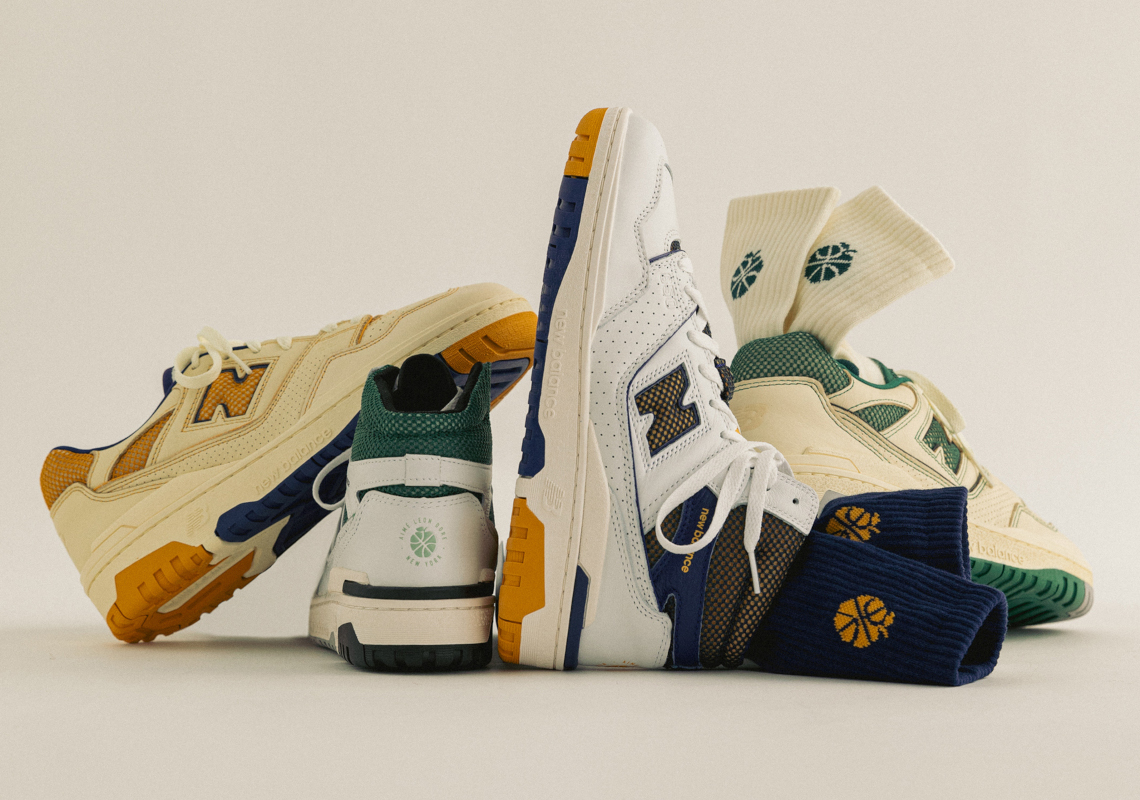 Aimé Leon Dore Honors The Masaryk Community Gym With Next New Balance 550 And 650 Collection