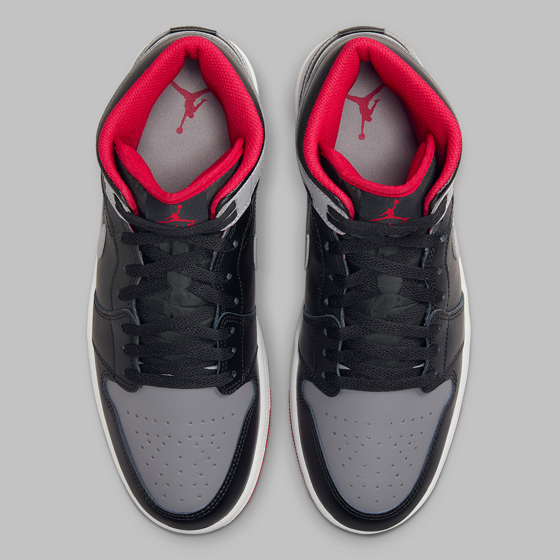 Air Jordan 1 Mid Grey Black Red Dq8426 006 7