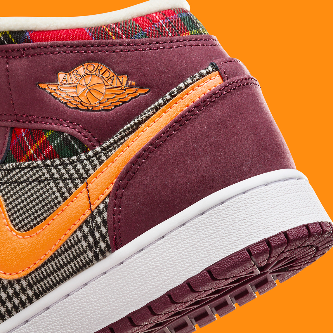 jordan 1 mid plaid