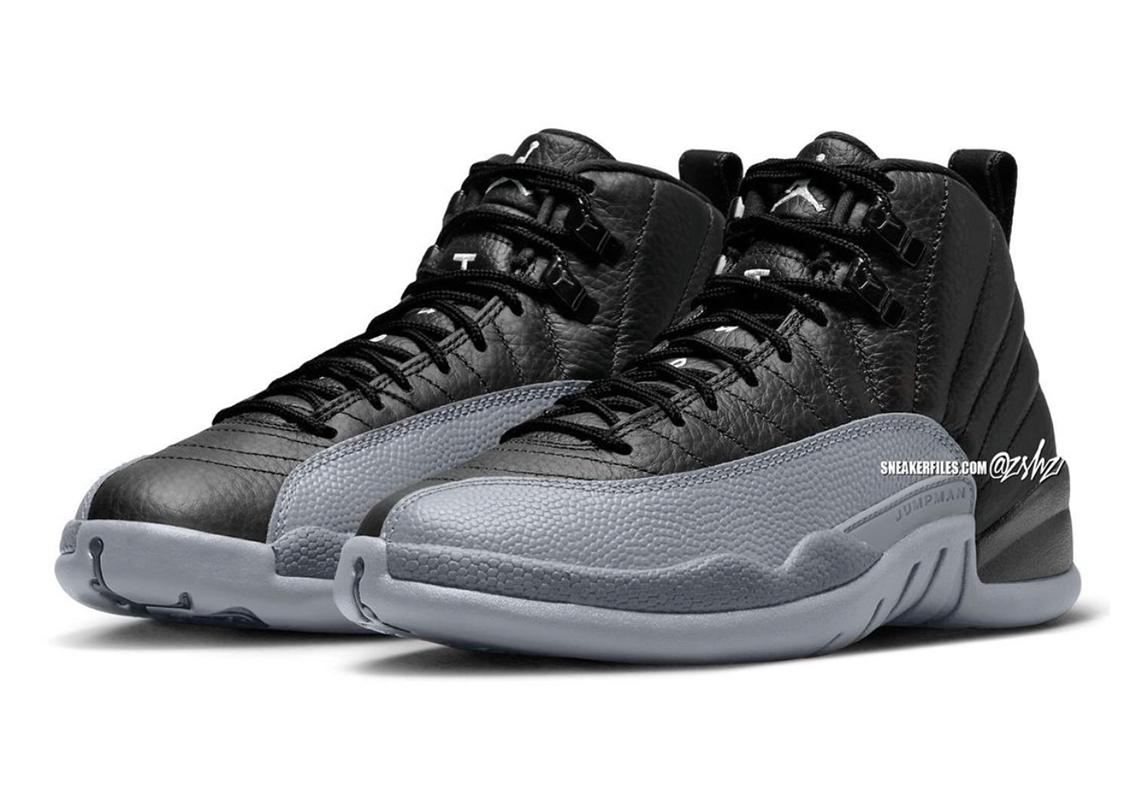 Air Jordan 12 "Black/Wolf Grey" Releases On September 28th