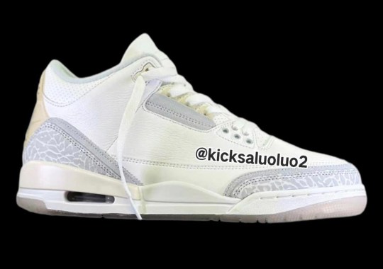 The Air Jordan 3 Craft "Ivory" Surfaces Ahead Of March 2024 Release