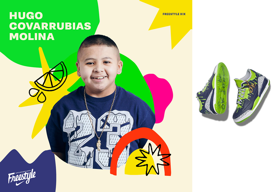 Jordan Kids Air Jordan 1 Low sneakers Bianco Doernbecher 2023 Hugo Covarrubias Molina 7