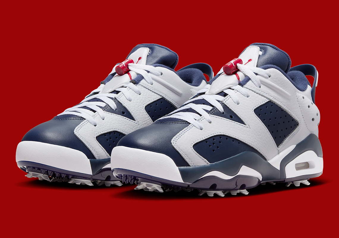 First Look At The Air Jordan 6 Low Golf “Olympic”