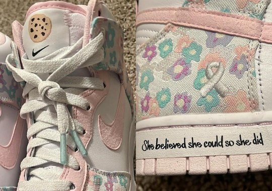 The 2024 Nike Doernbecher Freestyle Tees Includes A Flower-Covered Dunk High