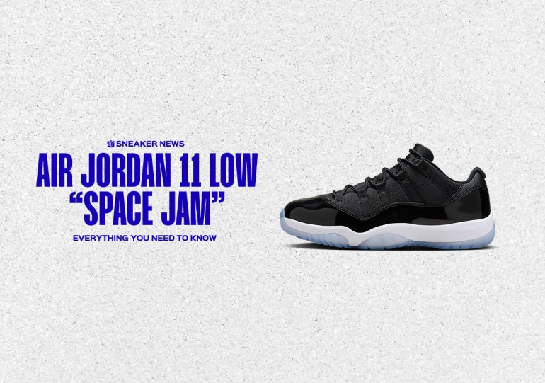 Where To Buy The Air jordan del 11 Low "Space Jam"