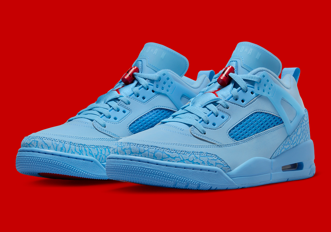Official Images Of The Jordan Spizike Low "Football Blue"