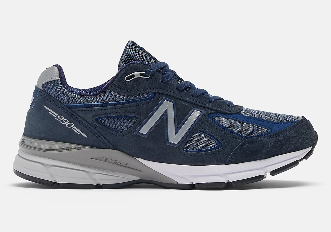 The Classic New Balance 990v4 Makes a Comeback in Its Iconic 'Navy' Ensemble