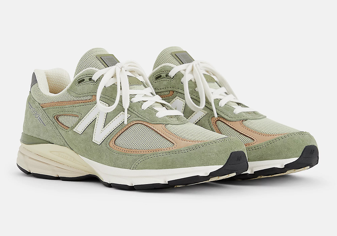 The New Balance 990v4 "Olive Leaf" Joins The MADE In USA Fall 2023 Collection