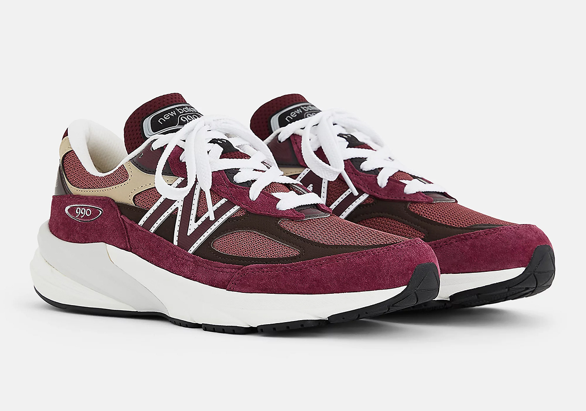 New Balance Purple 990v6 Made In Usa Burgundy U990bt6 3