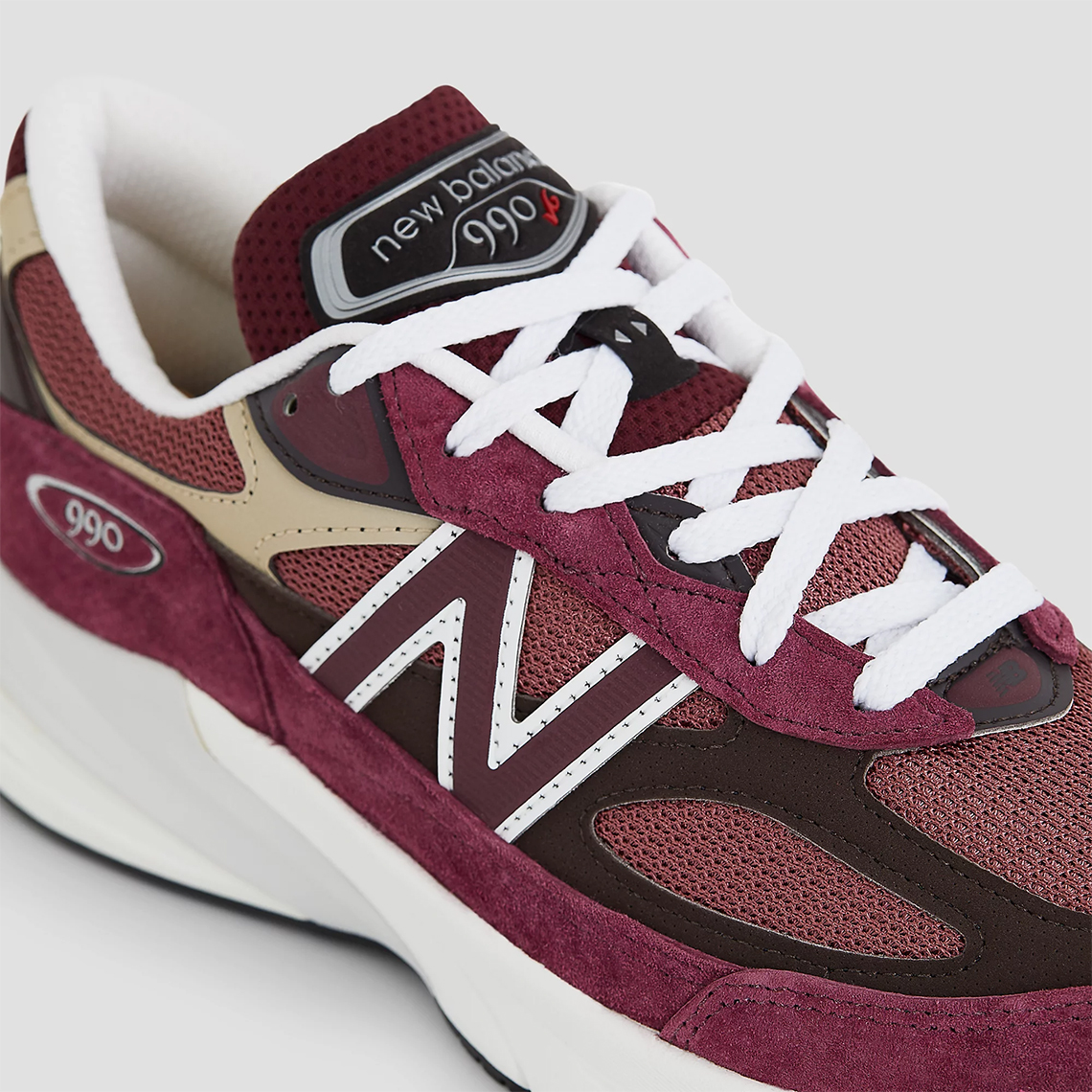 New Balance 990v6 Made In Usa Burgundy U990bt6 4