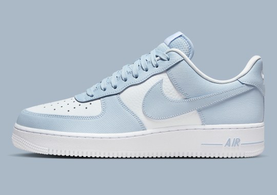 Big Blue Swooshes Dress This Upcoming Nike Air Force 1