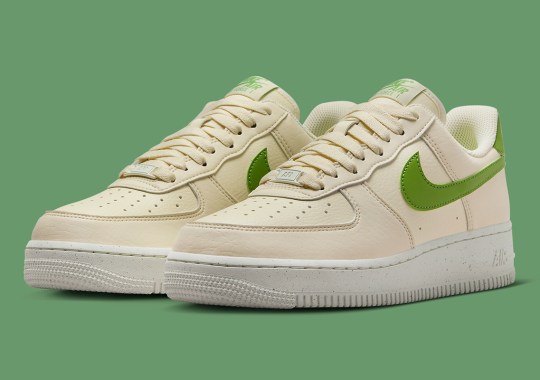 This Women’s Nike Air Force 1 Low Gets Doused In “Coconut Milk/Green”