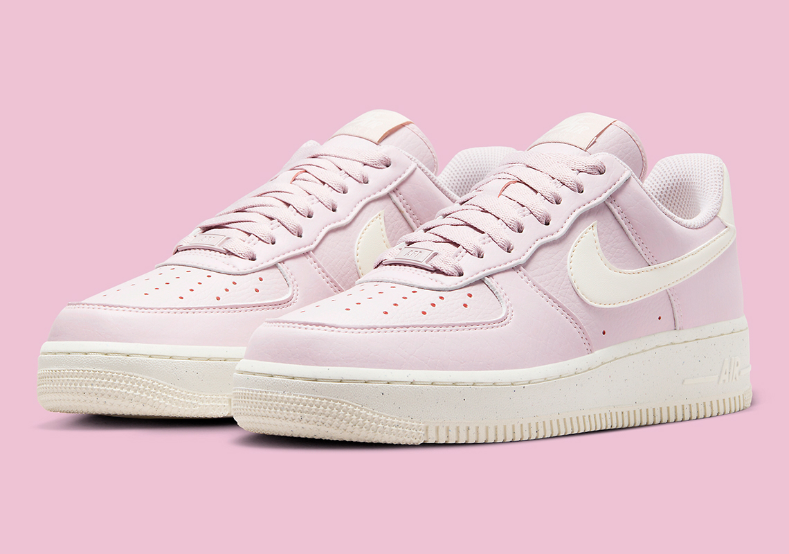 Strawberries And Cream Take Over This Nike Air Force 1 Low Next Nature