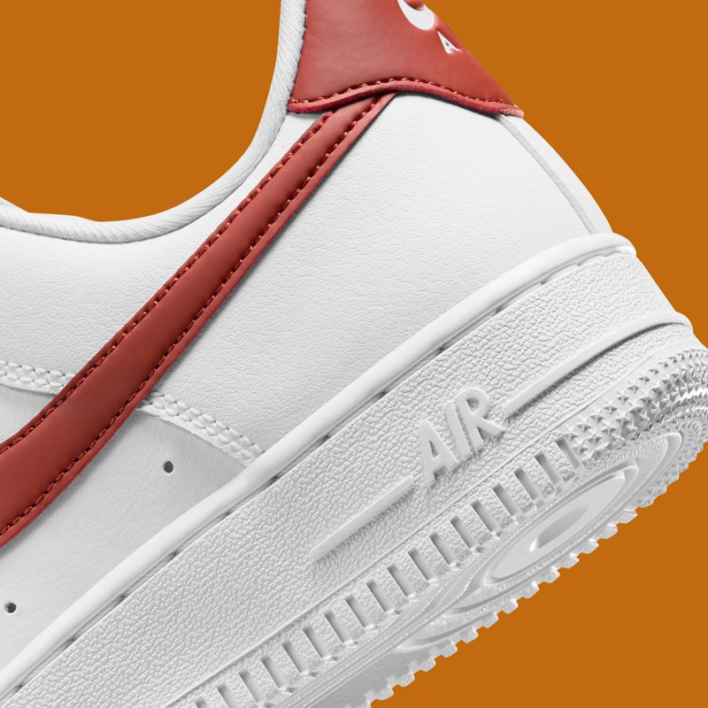 womens orange air force 1