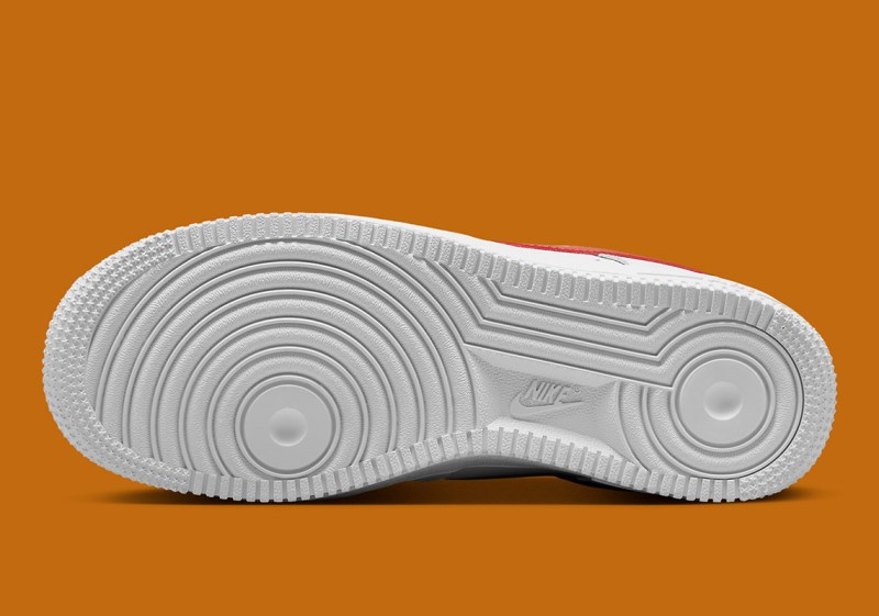 nike air force orange white