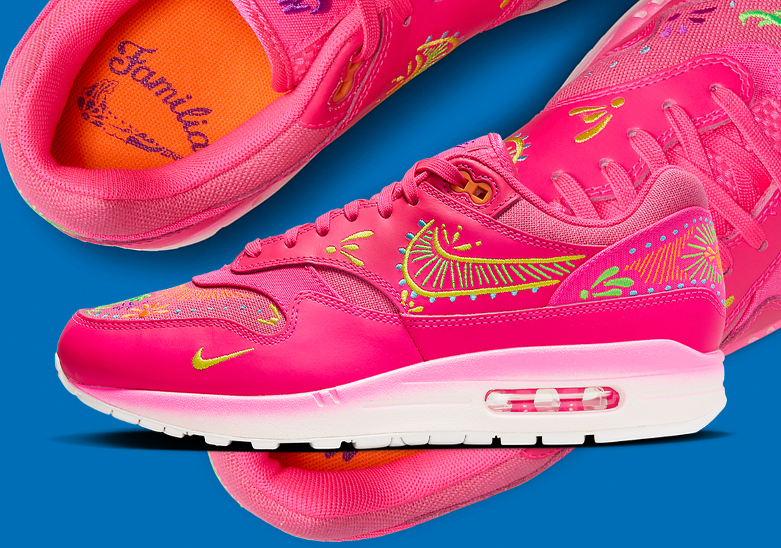 Nike Brings "Hyper Pink" To A Second Air Max 1 "Familia" In Time For Día De Muertos