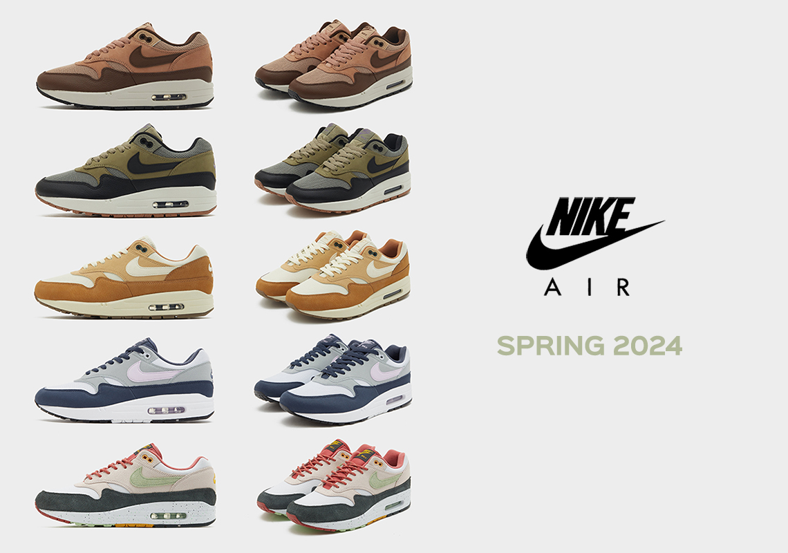 Nike’s Air Max 1 Spring 2024 Lineup Has Something For Everyone