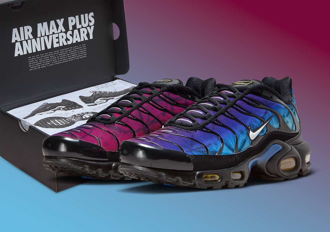 nike air max plus 25th anniversary since 1998 release date 2