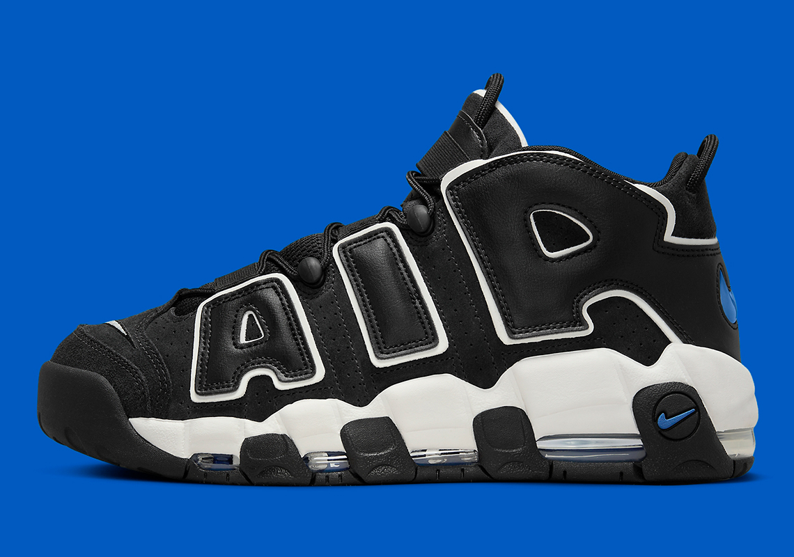 This Nike Air More Uptempo Features A Dash Of Royal Blue