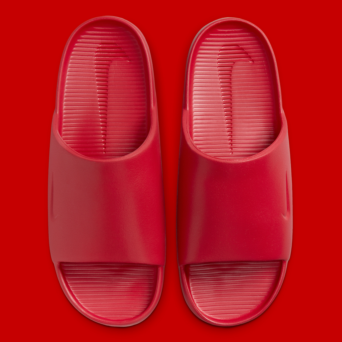 Nike Calm Slide Red Fd4116 600 2