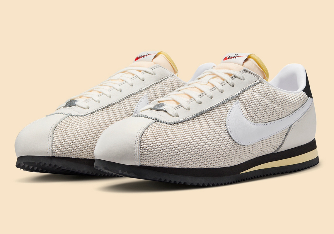 An "Off White/Black" Color Combination Gives The Nike Cortez A Lifestyle Makeover