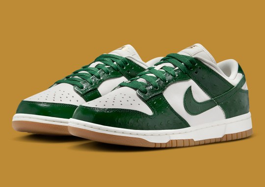 Ostrich Leather Makes For A More Exotic Take On The Dunk Low