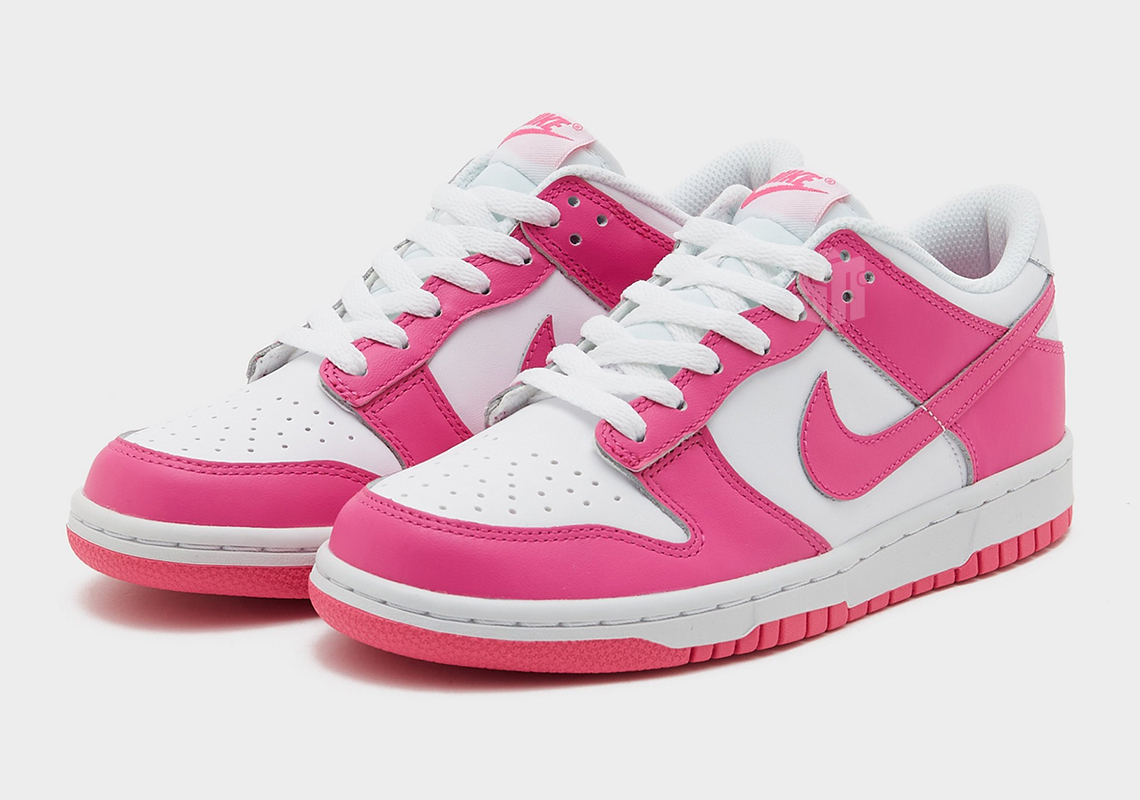 “Pink Flash” Adds A Vivid Hit To The Nike Dunk Low