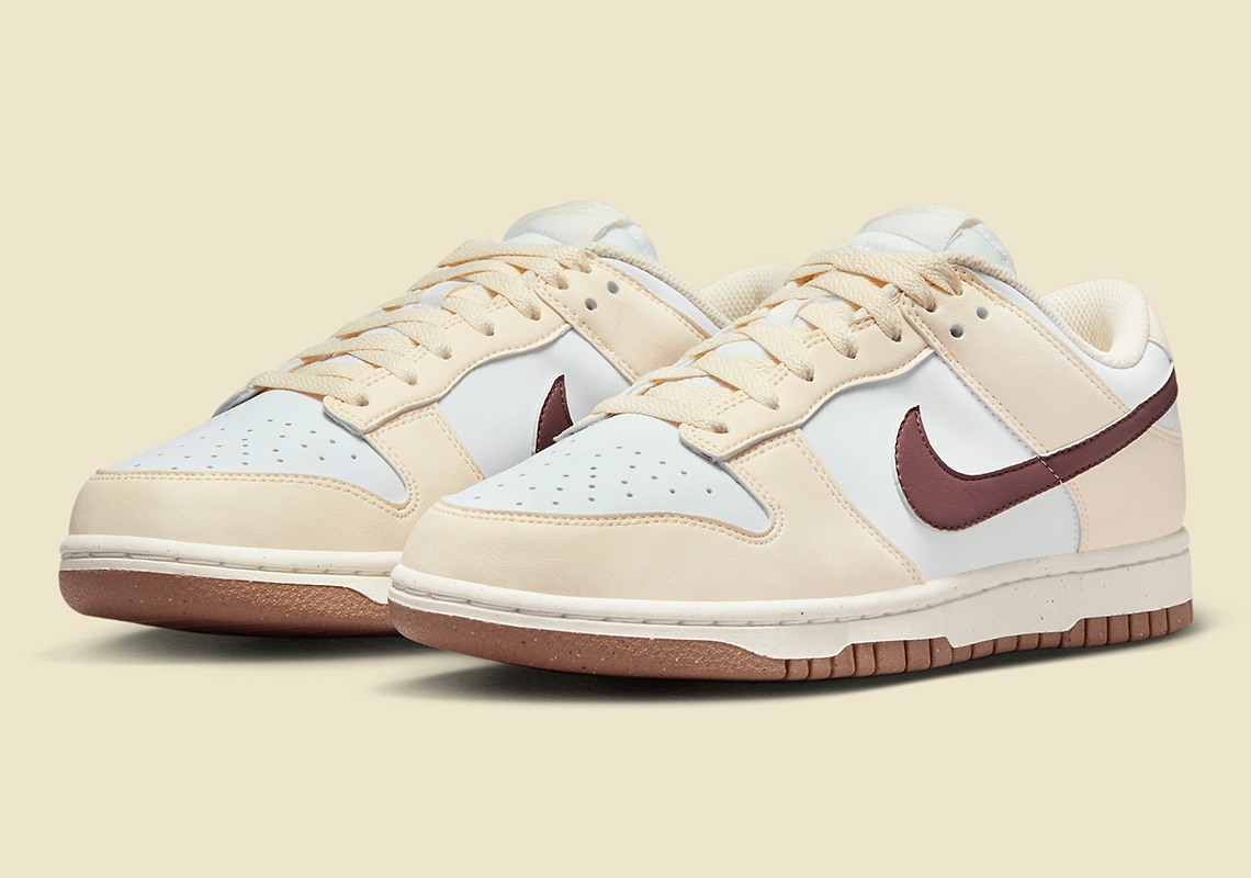This Nike Dunk Low Next Nature Balances Out "Coconut Milk" With A Dash Of "Smokey Mauve"