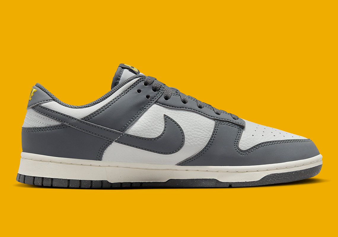 Nike Dunk Low Next Nature “Grey/White/Yellow” | SneakerNews.com