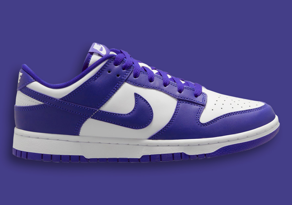 The Nike Dunk Low “Purple/White” Takes A Trip Back To The Be True To Your School Era